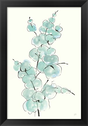 Framed Eucalyptus Branch IV Print