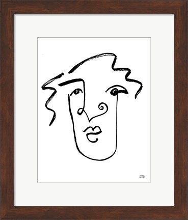 Framed Making Faces VIII Print