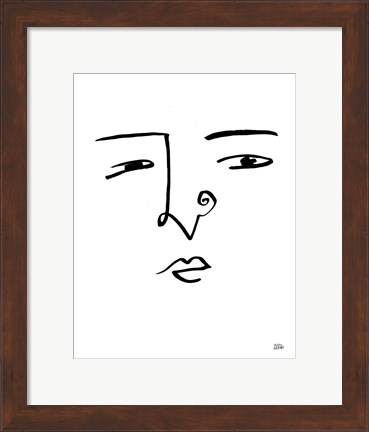 Framed Making Faces VII Print