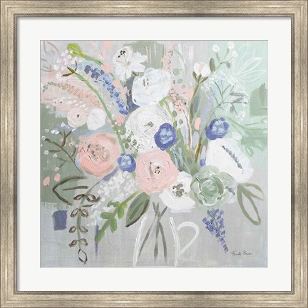 Framed Floral Elegance Print