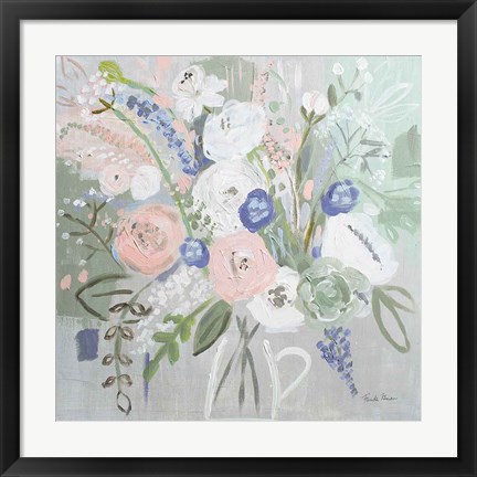 Framed Floral Elegance Print