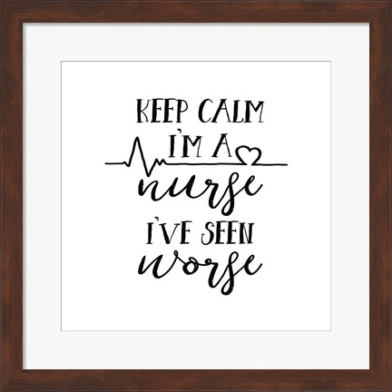 Framed Nurse Inspiration II Print