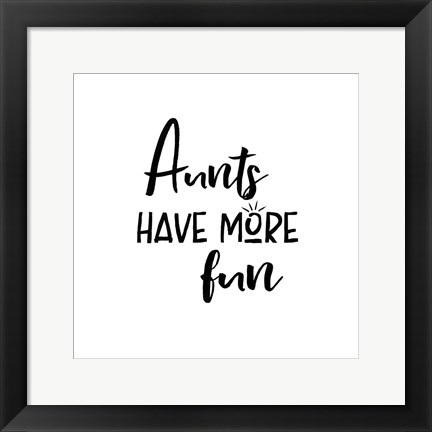 Framed Aunt Inspiration II Print