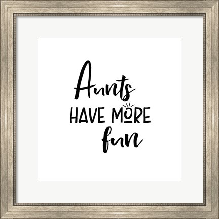 Framed Aunt Inspiration II Print