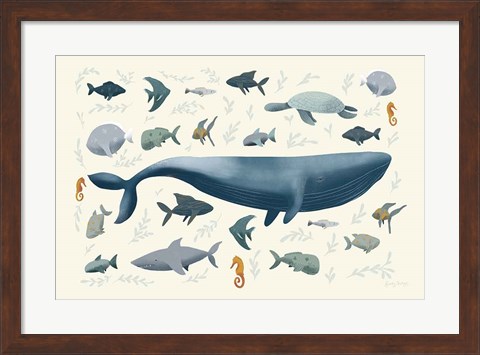 Framed Ocean Life Print