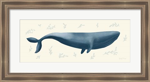 Framed Ocean Life Whale Print