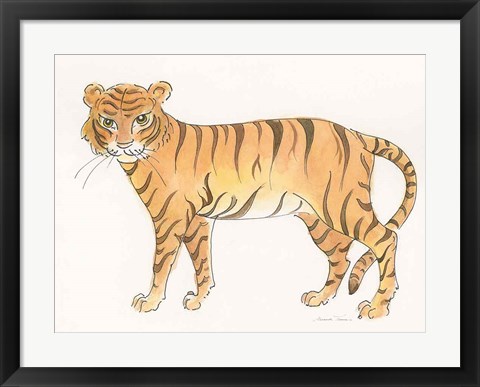 Framed Big Cats III Print