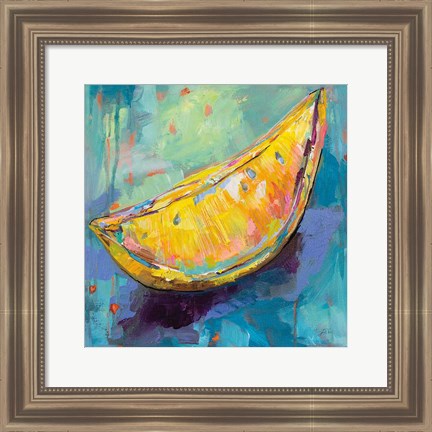 Framed Lemon Wedge Print