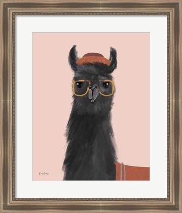 Framed Delightful Alpacas IV Print