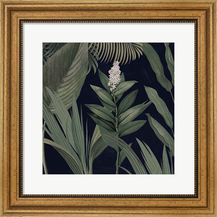 Framed Dramatic Tropical I Light Print