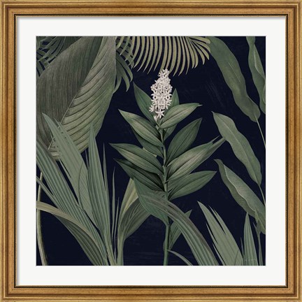 Framed Dramatic Tropical I Light Print