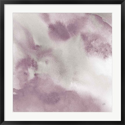 Framed Mauve Indigo Flow II Print