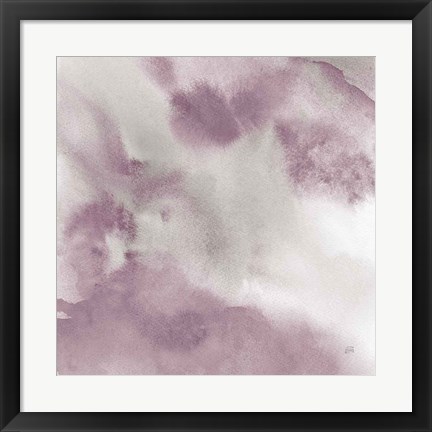 Framed Mauve Indigo Flow II Print