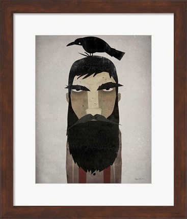 Framed Lumberjack crop Print