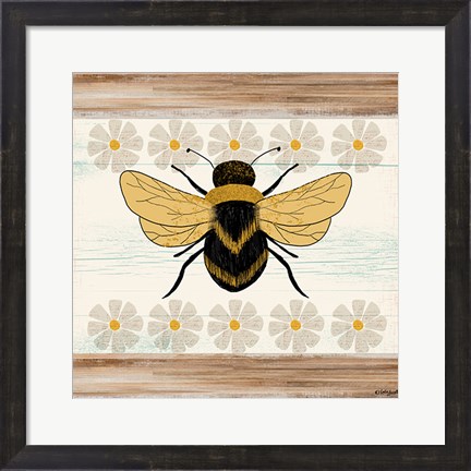 Framed Farmhouse Bee Print