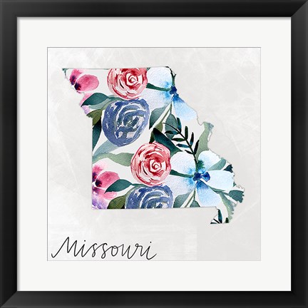 Framed Missouri Print