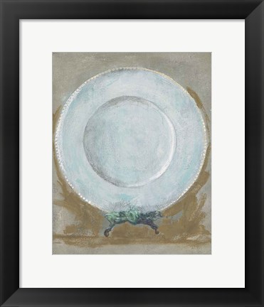 Framed Dinner Plate II Print