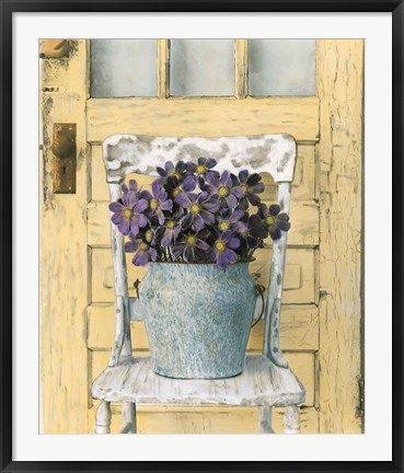 Framed Cottage Bouquet II Print