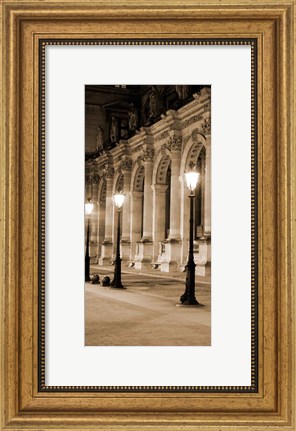 Framed Paris Lights II Print