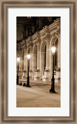 Framed Paris Lights II Print