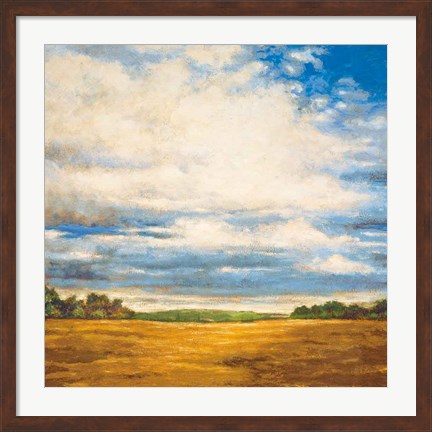 Framed Tranquil Meadow Print