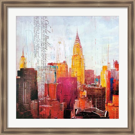 Framed City That Never Sleeps II Print