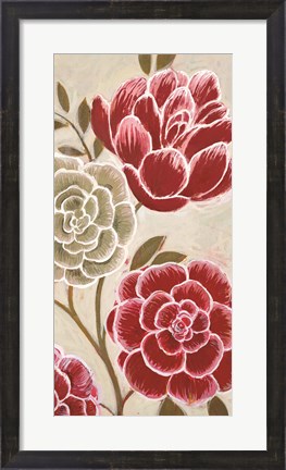 Framed Lace Petals I Print