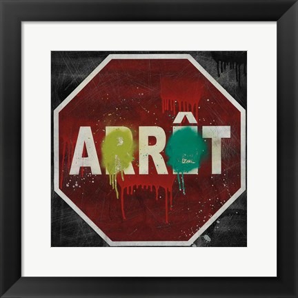 Framed Arret Print