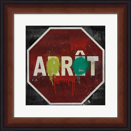 Framed Arret Print