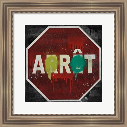 Framed Arret Print