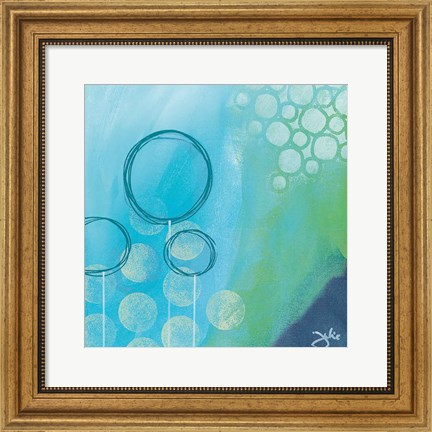 Framed Bubble Toes Print