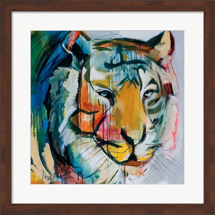 Framed Tiger Tiger Print