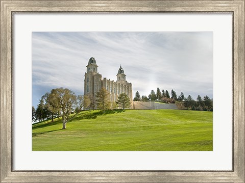 Framed Manti Temple Print