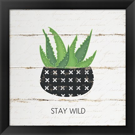 Framed Stay Wild Print