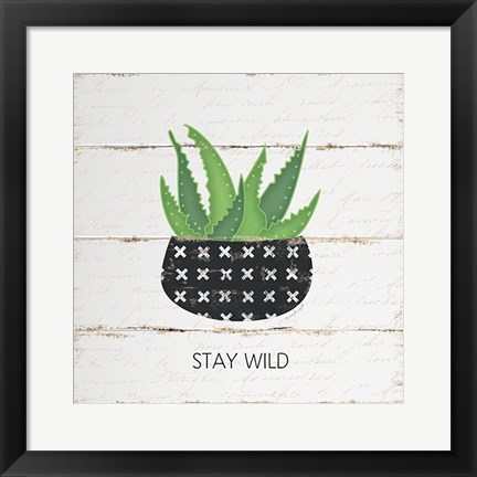 Framed Stay Wild Print