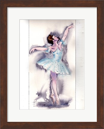 Framed Ballet Dancer Print