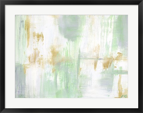 Framed Pastel Abstract Print