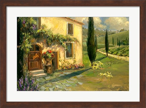 Framed Tuscan Spring Print