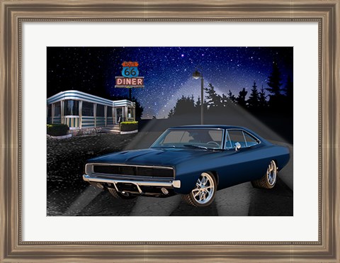 Framed 66 Muscle Print