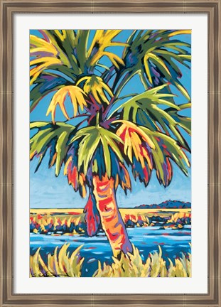 Framed Pine Island Palm Print