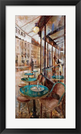 Framed Terraza Cafe de Flore Print