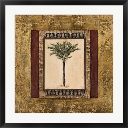 Framed Stately Palm I Print