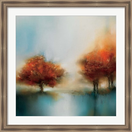 Framed Morning Mist &amp; Maple II Print