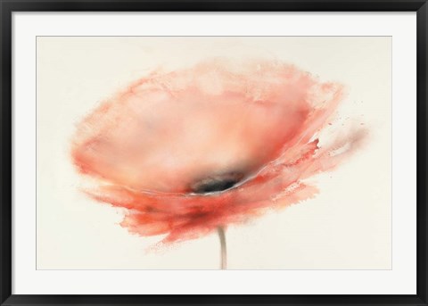 Framed Chiffon Poppy Print