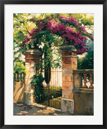 Framed Mougins Print