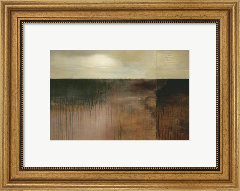 Framed Deep Sienna Sky Print