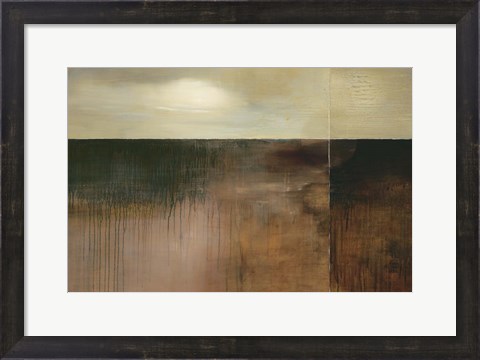 Framed Deep Sienna Sky Print