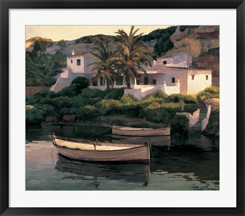 Framed Cala San Esteban Print