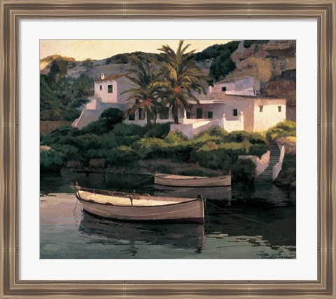 Framed Cala San Esteban Print