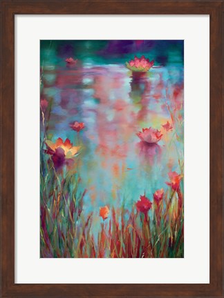 Framed Garden Reeds Print